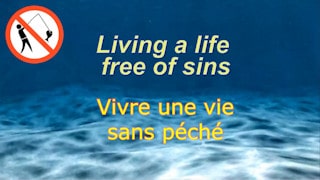 Vivre une vie sans péché